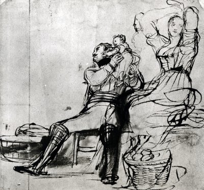 Studio di figure per 